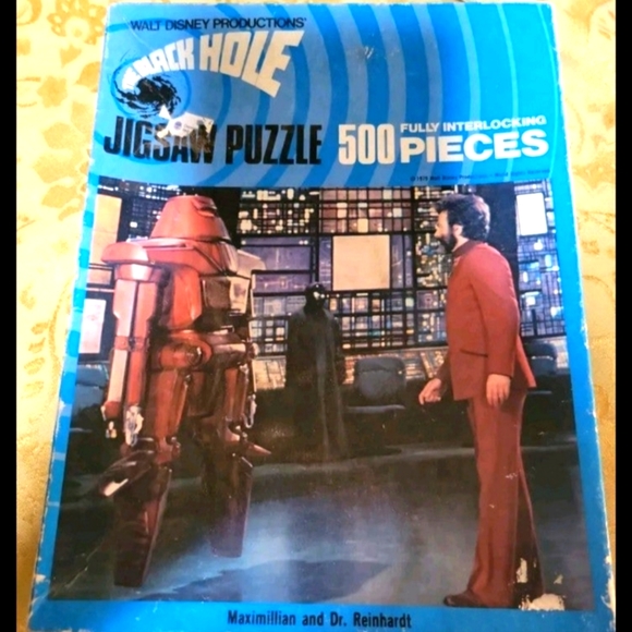Rare Sealed 1979 Disney Black Hole Puzzle - Picture 1 of 6